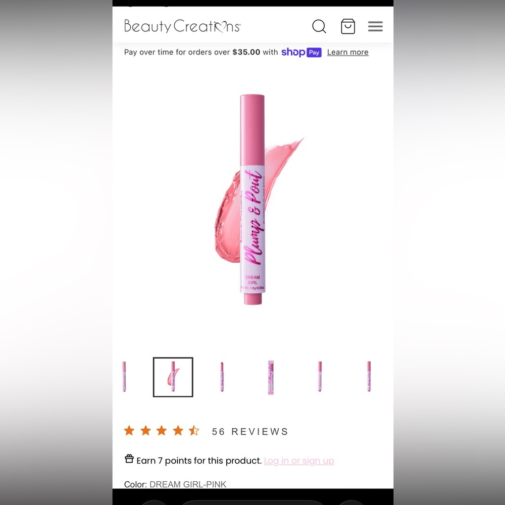 Beauty Creations Plump & Pout Plumping Gloss Stick